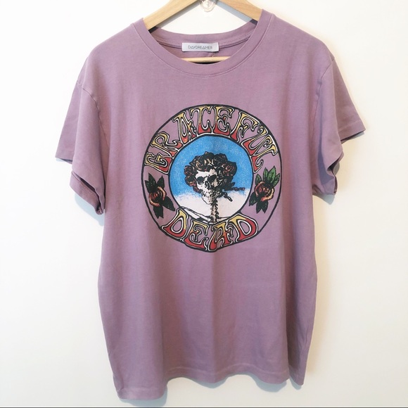 Daydreamer Tops - DAYDREAMER Grateful Dead Run For The Roses Tour T